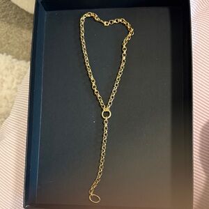 Gold Y-Necklace Chain Pendant - Women Jewelry